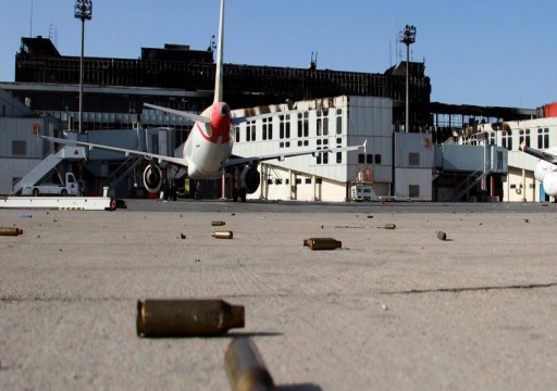 حكومة طرابلس: طائرات مسيرة إماراتية تستهدف مطار معيتيقة المدني