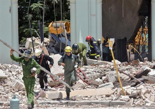 ارتفاع حصيلة ضحايا انفجار فندق في كوبا إلى أكثر من 90 قتيلاً ومصاباً