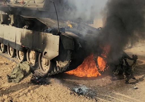 القسام تعلن تدمير ست دبابات إسرائيلية في غزة بقذائف "الياسين 105"