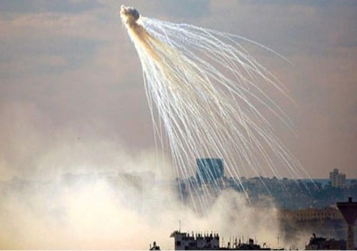الاحتلال الإسرائيلي يستخدم "الفوسفور الأبيض" المحرم دولياً في قصف غزة
