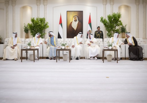 رئيس الدولة يستقبل حكام الإمارات في أبوظبي بمناسبة عيد الأضحى