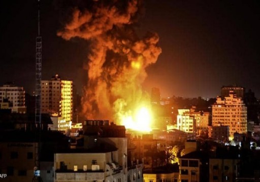 طيران الإحتلال الإسرائيلي يقصف مواقع في غزة