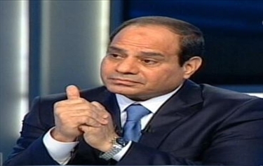 السيسي:  المبادرة المصرية فرصة حقيقية لوقف نزيف الدماء بغزة 