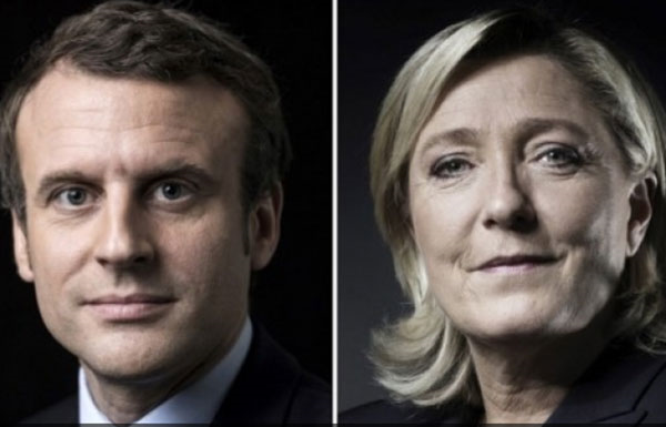 ماكرون ولوبن في طليعة الدورة الأولى من الانتخابات الرئاسية الفرنسية