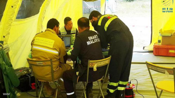 فريق الإمارات للإنقاذ يبدأ مهامه الإغاثية في نيبال