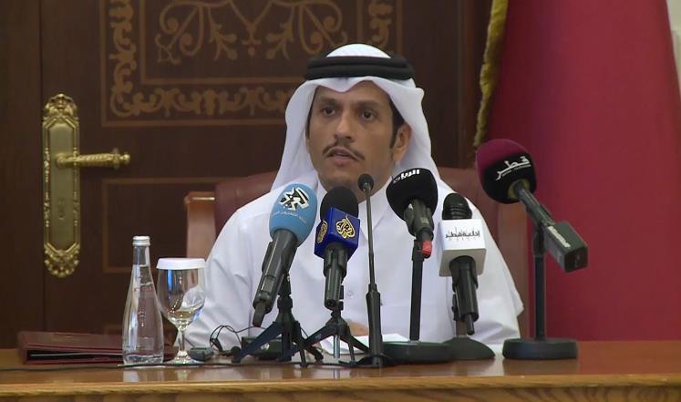 وزير الخارجية القطري يؤكد لهنية مواصلة الدوحة دعم غزة