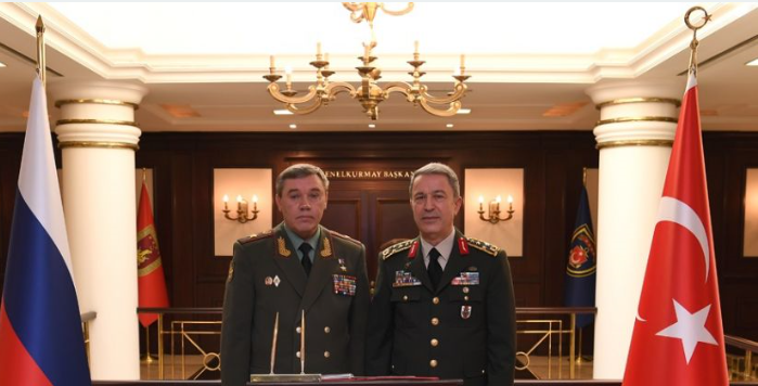 زيارة مفاجئة لرئيس أركان الجيش الروسي إلى تركيا