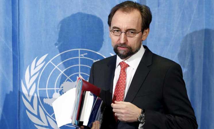 مفوض حقوق الإنسان بالأمم المتحدة يدعو إلى تحقيق دولي في الحرب باليمن
