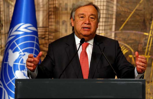 الأمين العام للأمم المتحدة يتعهد بمواجهة "التحيز" ضد اسرائيل