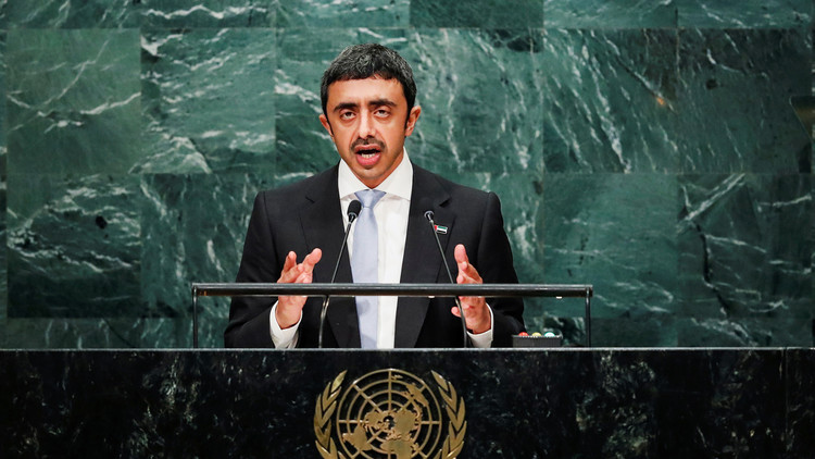 عبدالله بن زايد يلقي كلمة الإمارات أمام الجمعية العامة للأمم المتحدة