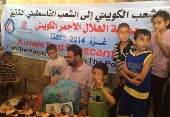 الهلال الأحمر الكويتي يقدم مساعدات بمليون دولار لمشافي غزة