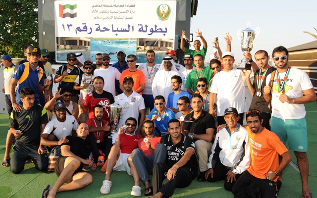 "مجتمعية " أبوظبي تحصل على المركز الأول في بطولة السباحة الــ13