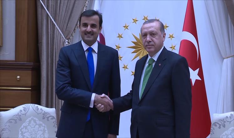 أمير قطر يلتقي أردوغان بمستهل جولة أوروبية
