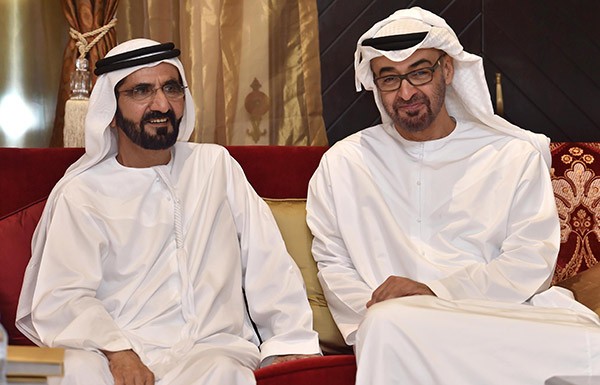 محمد بن راشد ومحمد بن زايد يلتقيان في دبي