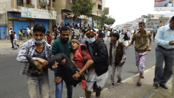  اليمن قتلى وجرحى في تعز والحوثيون يتقدمون نحو الجنوب