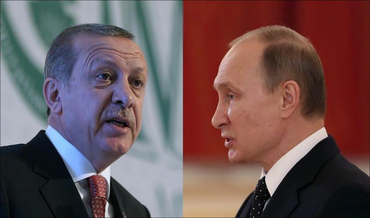 بوتين وأردوغان يبحثان تنسيق الجهود الثنائية والإقليمية