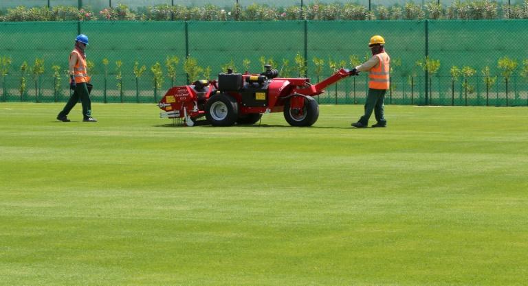 اختبارات قطرية لاختيار عشب من 12 نوعاً لمونديال 2022