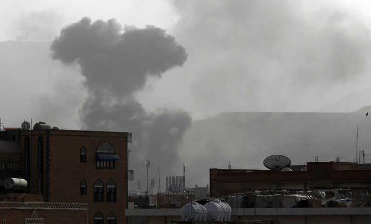 التحالف يشن 4 غارات على مواقع مفترضة للحوثيين وصالح في صنعاء