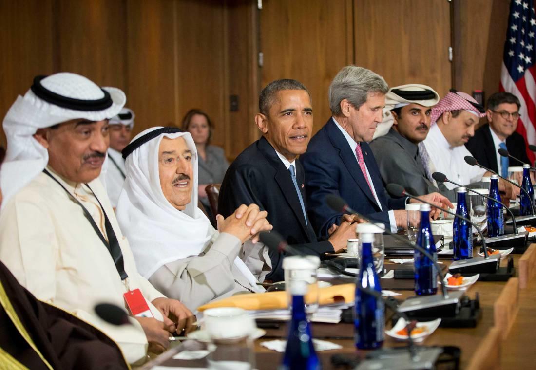 وزراء خارجية التعاون يجتمعون بكيري لبحث مشاركة أوباما بالقمة الخليجية
