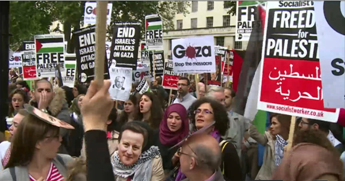 لندن تحتج على منتهكي حقوق الإنسان بالتظاهر ضد زيارة نتنياهو