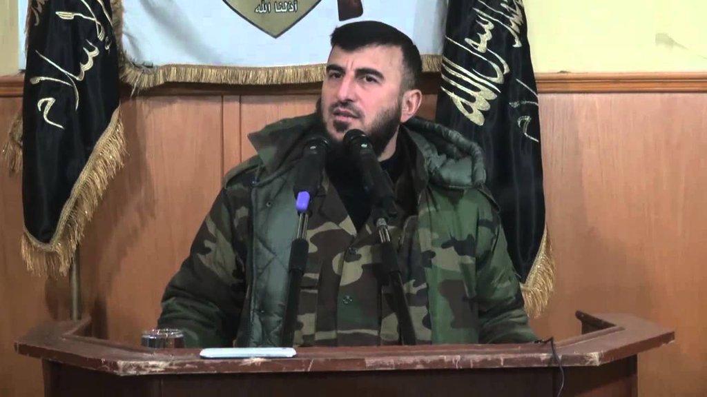 اغتيال زهران علوش قائد جيش الإسلام بسوريا.. هل لأبوظبي دور؟