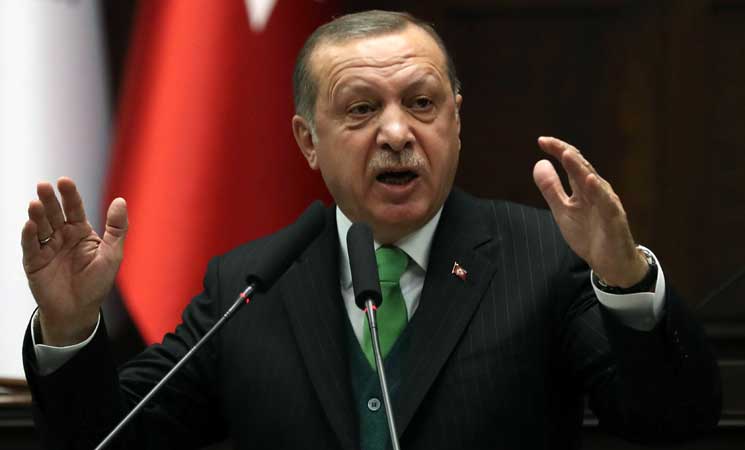 أردوغان يعلن إنطلاق الهجوم البري “عملياً” في سوريا
