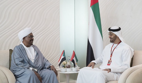 محمد بن زايد يبحث مع الرئيس السوداني تعزيز العلاقات الأخوية