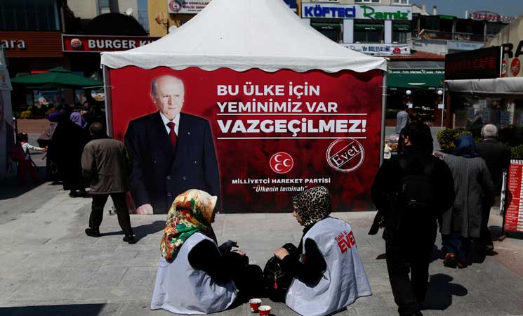 تركيا: حملة الاستفتاء على تعديل الدستور تدخل يومها الأخير