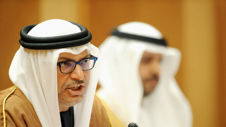 قرقاش يطرح شروطا على قطر لحل الأزمة الخليجية