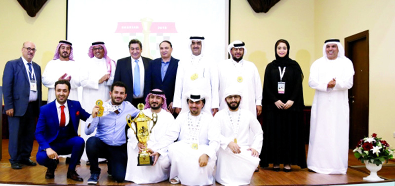 نادي «الشارقة» الثقافي بطل الأندية العربية للشطرنج