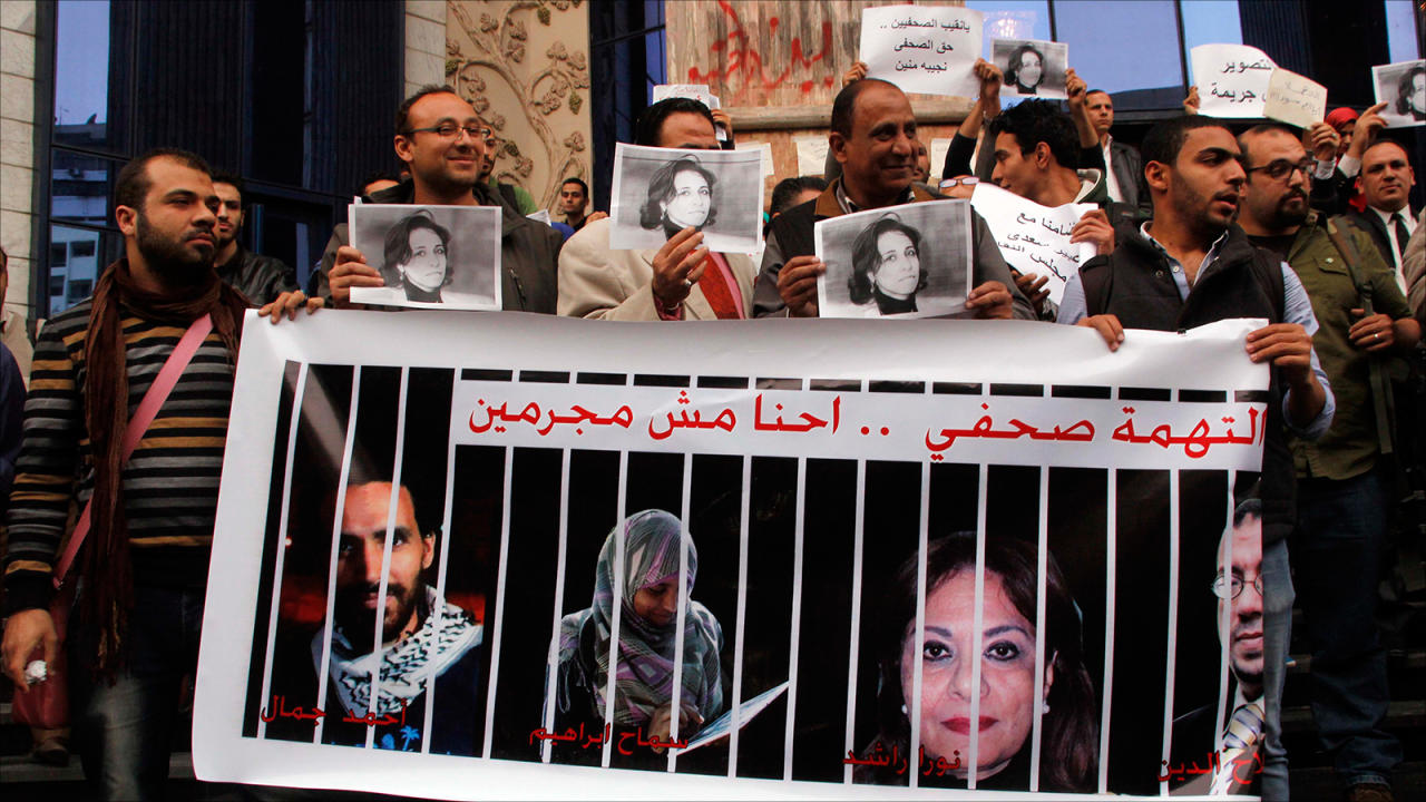 لجنة دولية: 18 صحفياً معتقلا في السجون المصرية