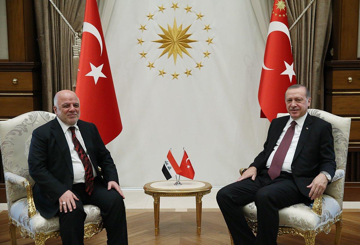 العبادي يصل تركيا واستفتاء كردستان على طاولة البحث