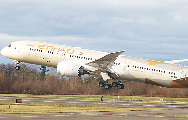 «الاتحاد للطيران» توقف رحلاتها إلى طهران ابتداءً من 24 يناير