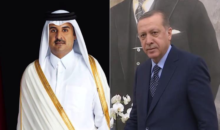 أمير قطر وأردوغان يبحثان هاتفيا عملية "غصن الزيتون"