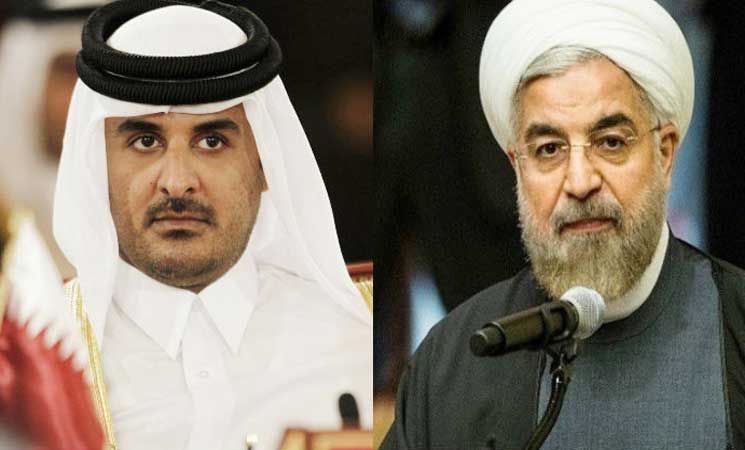 رسالة شفوية من رئيس إيران لأمير قطر