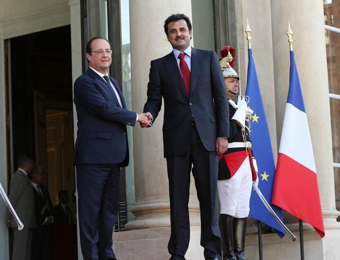 أمير قطر وهولاند يدعوان لردع الأسد وحلفائه عن الجرائم في سوريا