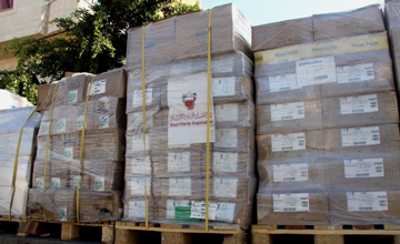 البحرين تقدم 40 طن من الأدوية في قطاع غزة