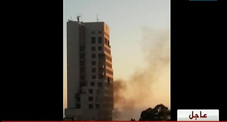 انفجار في فندق وسط بيروت