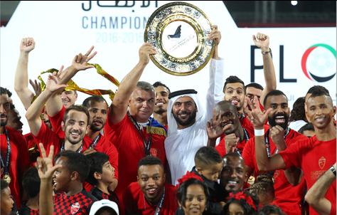 أهلي دبي يحرز بطولة دوري الخليج العربي لكرة القدم