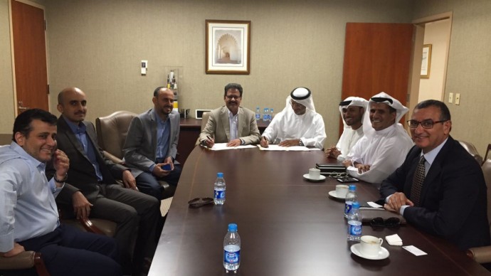 توقيع اتفاقية بين أرامكو وشركة الإنشاءات البترولية الوطنية - أبوظبي