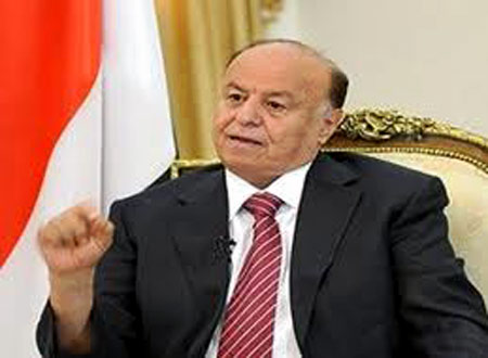 الرئيس اليمني يدعو الحوثيين إلى الانسحاب من عمران وتسليم السلاح