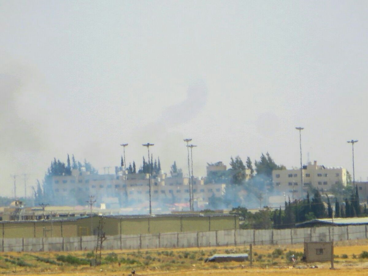 جيش النظام السوري يقصف مركز حدودي أردني