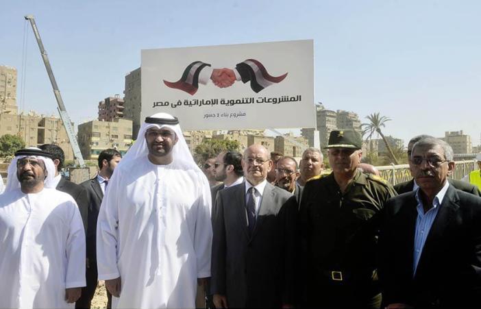 "الجابر" يطلع على سير المشاريع الإماراتية في مصر