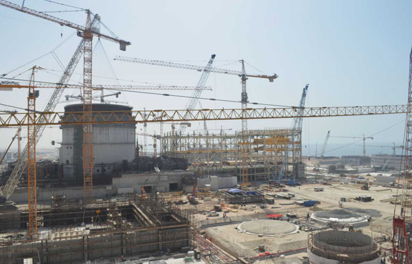 70 % الإنجاز بمشروع البرنامج النووي الإماراتي في"براكة"