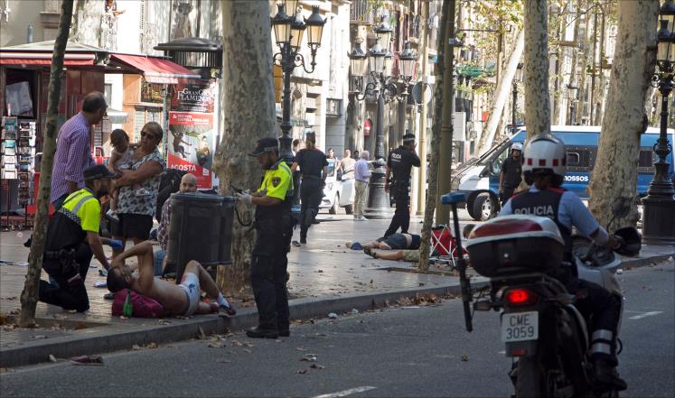 وزير داخلية كتالونيا: 100 أُصيبوا بهجوم برشلونة حالات 15 منهم خطيرة