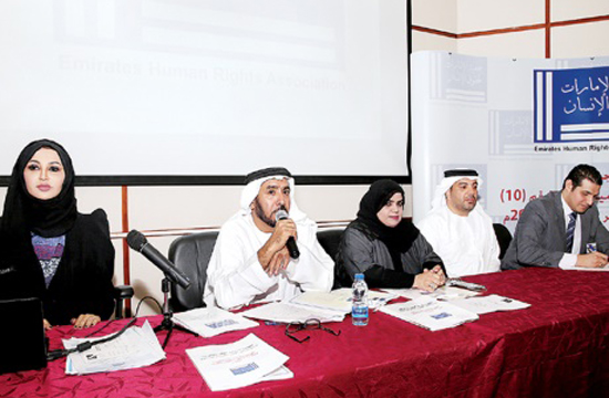 الإمارات لحقوق الإنسان: 545 شكوى تلقتها الجمعية في 2014