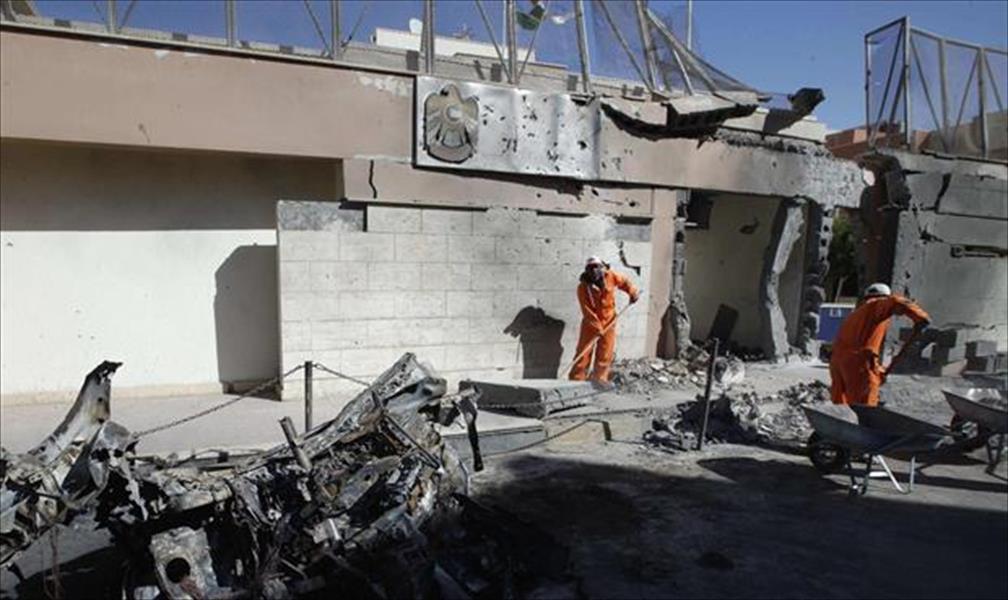 الإمارات تستنكر تفجيرات ليبيا وخليفة يوجه بعلاج الجرحى 