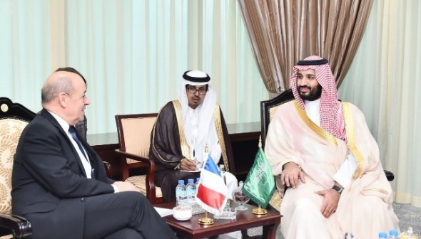 وزير الدفاع السعودي يلتقي نظيره الفرنسي في أبوظبي