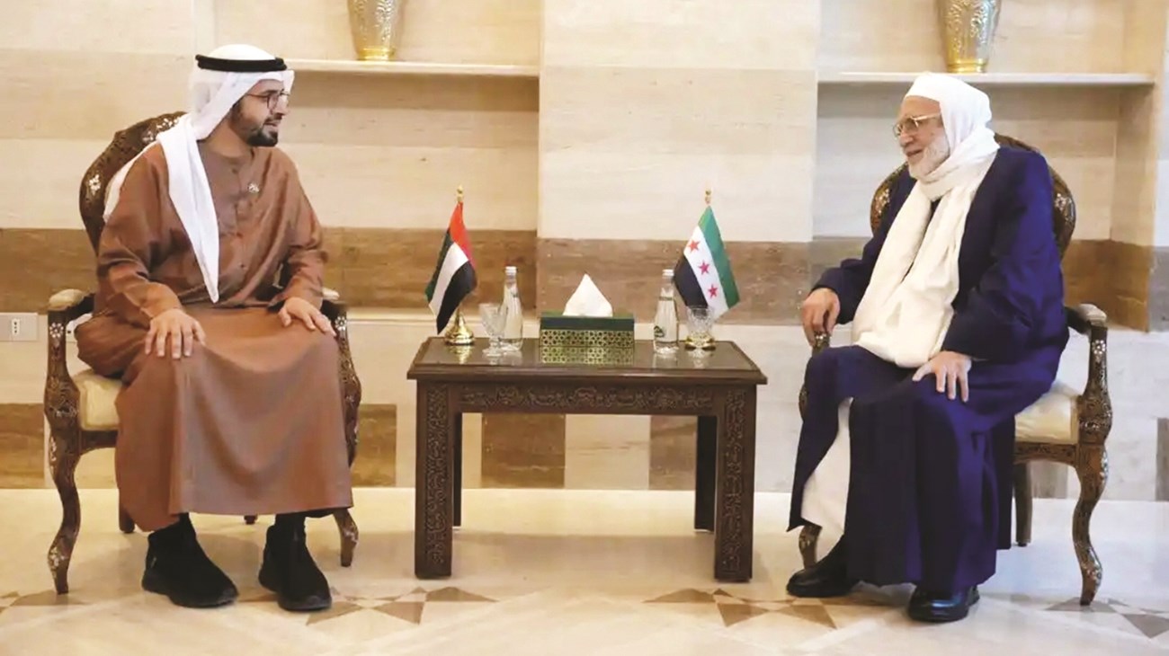 لقاء إماراتي سوري في دمشق يؤكد أهمية "الخطاب الديني المعتدل ومواجهة التطرف"