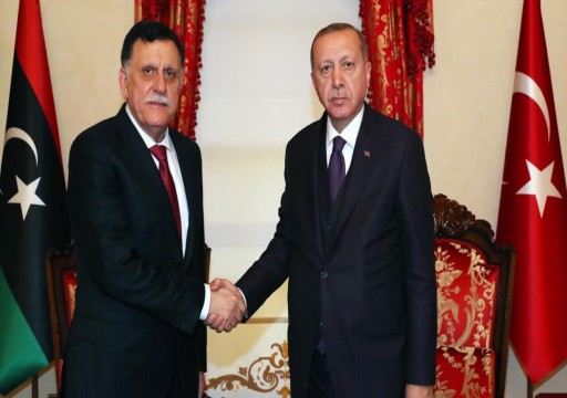 يبحث مع السراج تطبيق الاتفاقات الأمنية.. أردوغان: حفتر زعيم غير شرعي